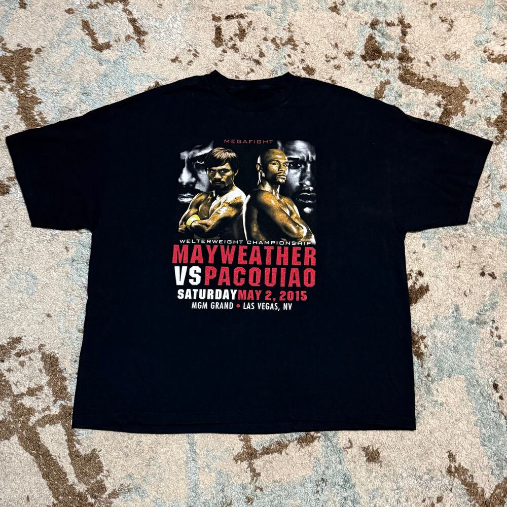 Floyd Mayweather vs Manny Pacquiao Boxing Fight Shirt Size 2XL